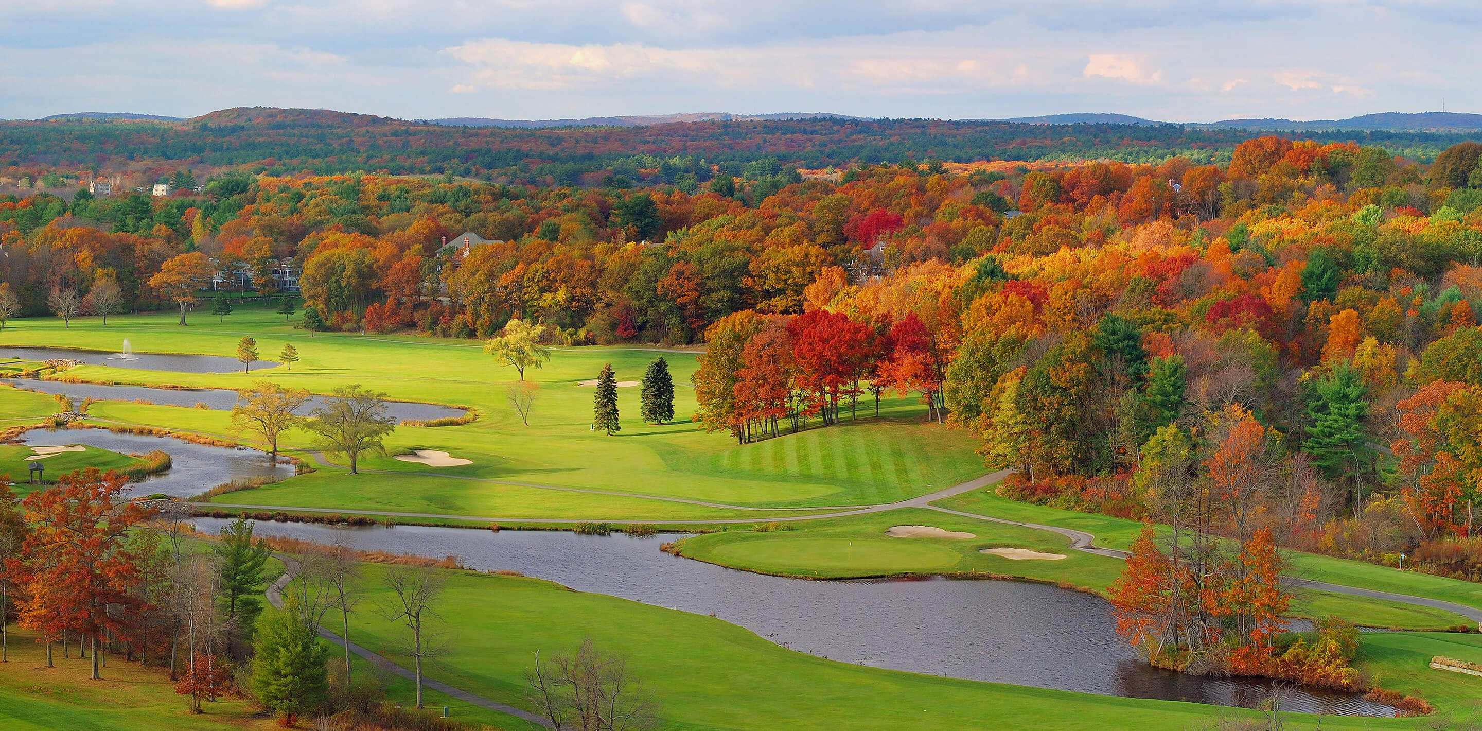 autumn golf course